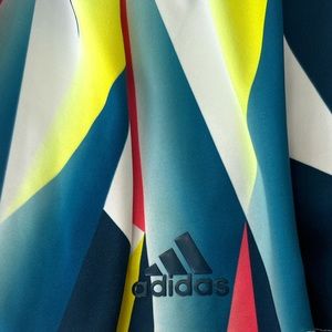 Adidas Climate Tennis Skirt Multicolored Geometric Print Women’s Size S (8-10)